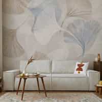 Ginkgo Leaf Wallpaper Mural 6