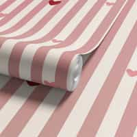 Pink Heart Wallpaper Mural 8