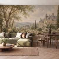 French Château Garden Wallpaper Mural 3