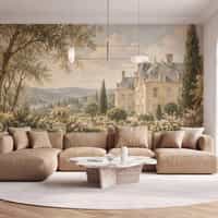 French Château Garden Wallpaper Mural 6