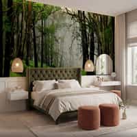Misty Woodland Road Wallpaper Mural 5