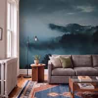 Misty Mountain Landscape Wallpaper Mural 6