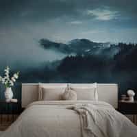 Misty Mountain Landscape Wallpaper Mural 4