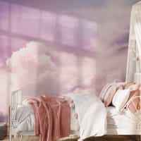 Pink Sky Cloud Wallpaper Mural 5
