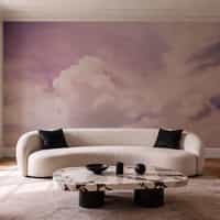 Pink Sky Cloud Wallpaper Mural 7