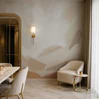 Beige Abstract Wallpaper Mural 5