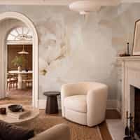 Ivory Peony Wall Mural 5