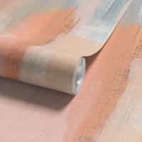 Abstract Pink and Green Wallpaper Mural 9