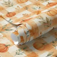 Watercolour Pumpkin Wallpaper Mural 9