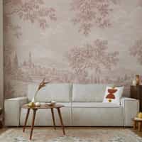 Nature Wallpaper Mural with Blush River Landscape 4