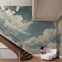 Blue Cloud Wallpaper Mural 4
