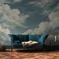 Blue Cloud Wallpaper Mural 5