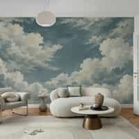 Blue Cloud Wallpaper Mural 6