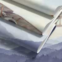 Watercolor Airplane Wallpaper Mural 7