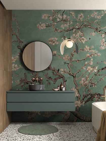 Van Gogh Almond Blossom Oil Paint Wallpaper Mural - Style II