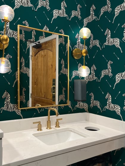 Wildlife Zebra with Arrows Wallpaper Mural - Style I