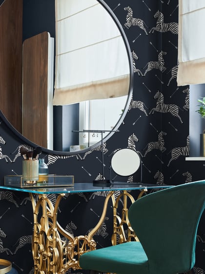Wildlife Zebra with Arrows Wallpaper Mural - Style IV