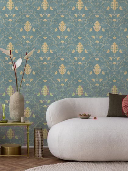 Elegant Floral Vine Pattern Wallpaper Mural - Style I