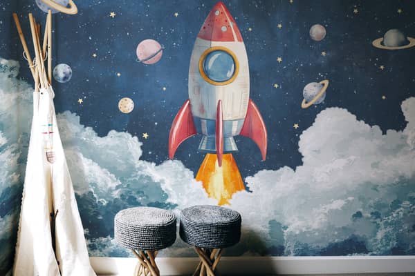 Kids Space Wallpaper