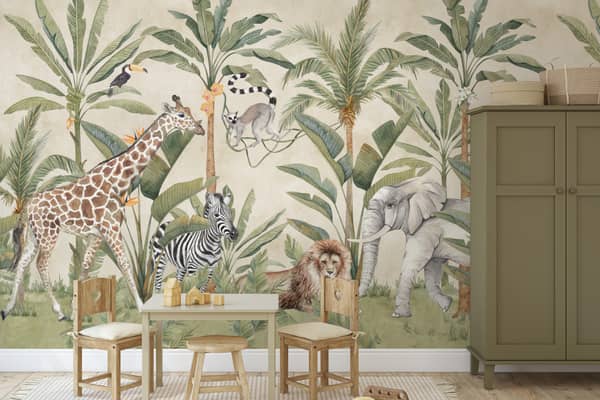 Kids Safari Wallpaper