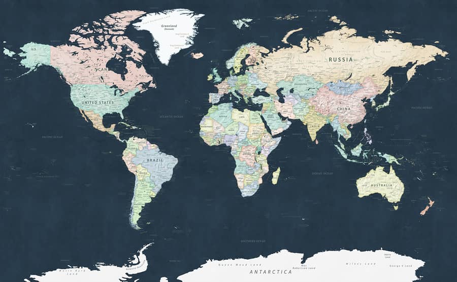 WORLD MAP WALLPAPER
