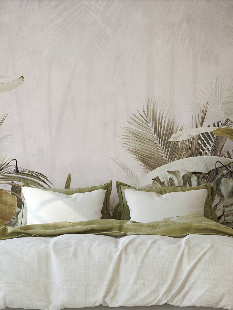 Tropical Rainforest Palm Wallpaper Mural