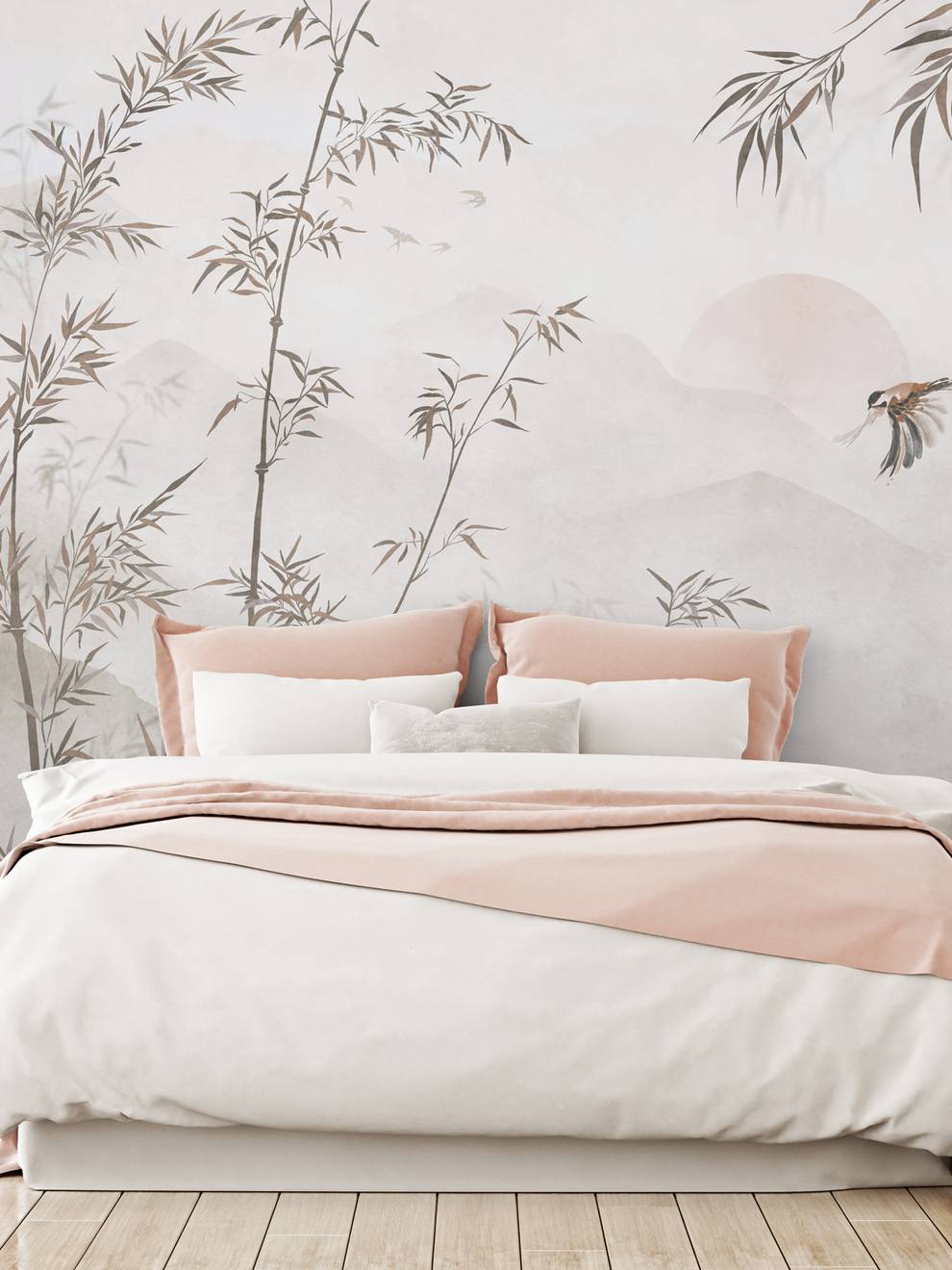 Chinese Bamboo Landscape Wallpaper Mural