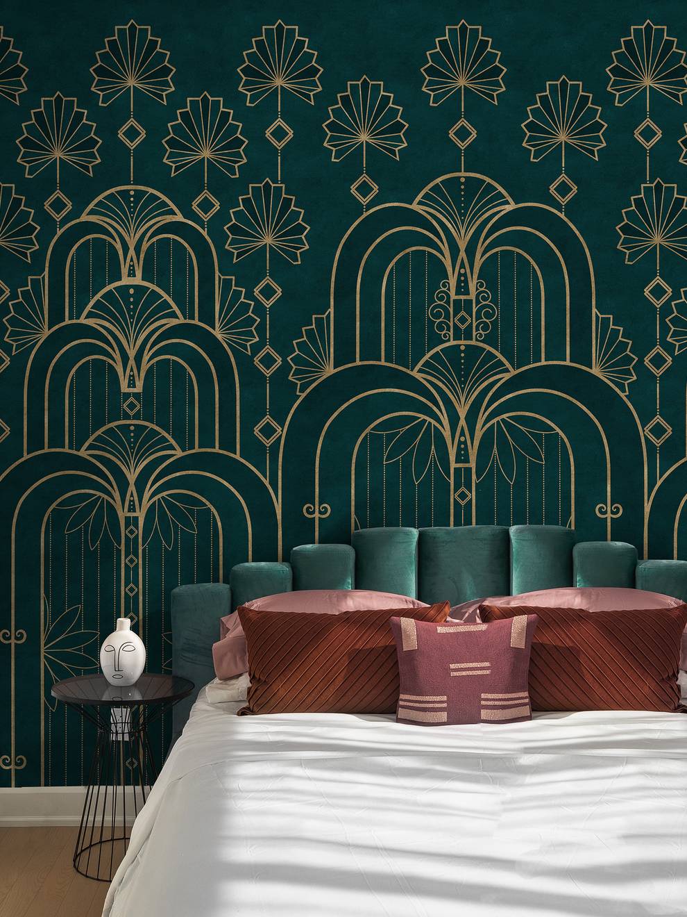 Geometric Lines Pattern Wallpaper Mural