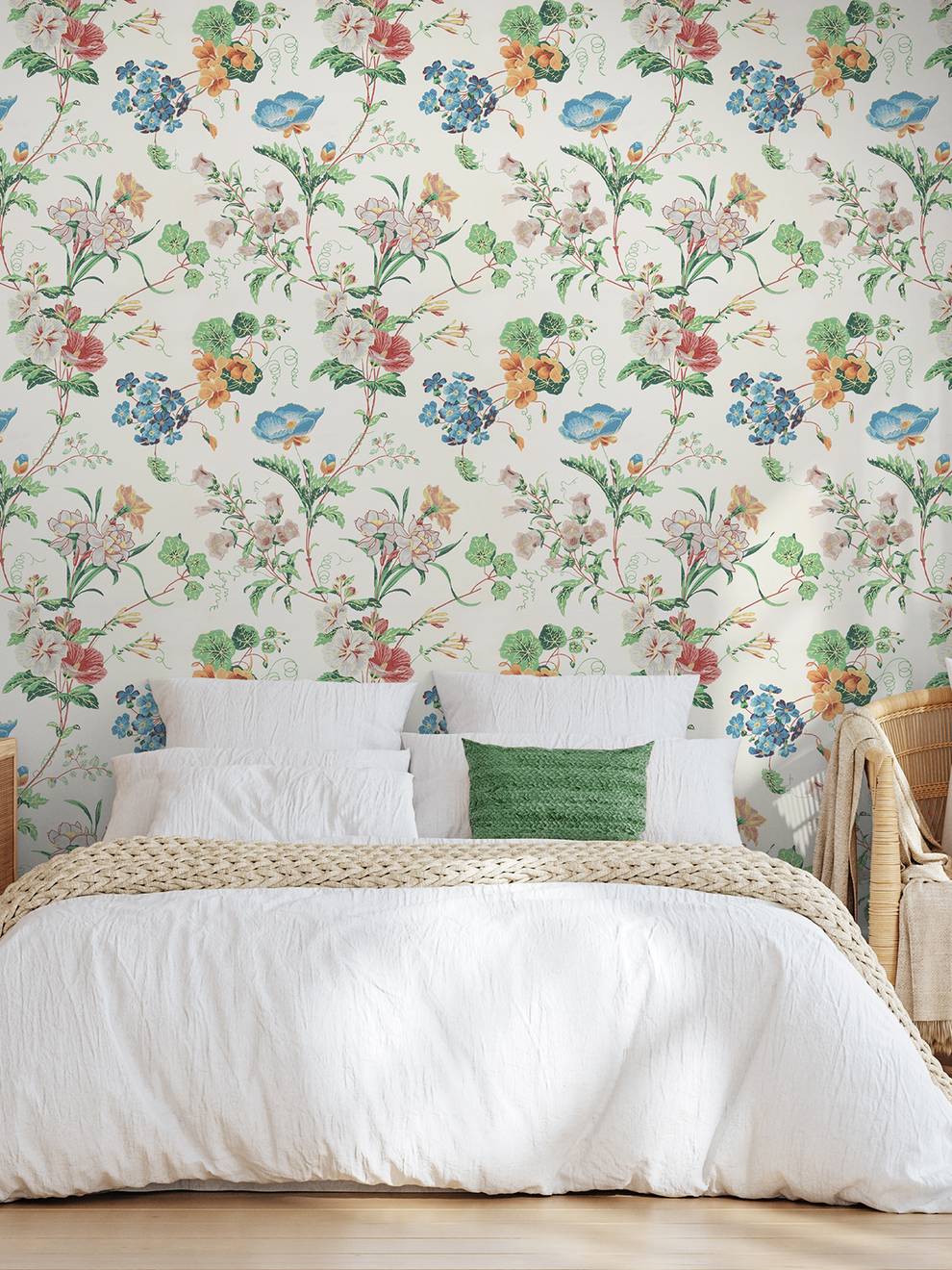 Botanical Garden Fresco Wallpaper Mural