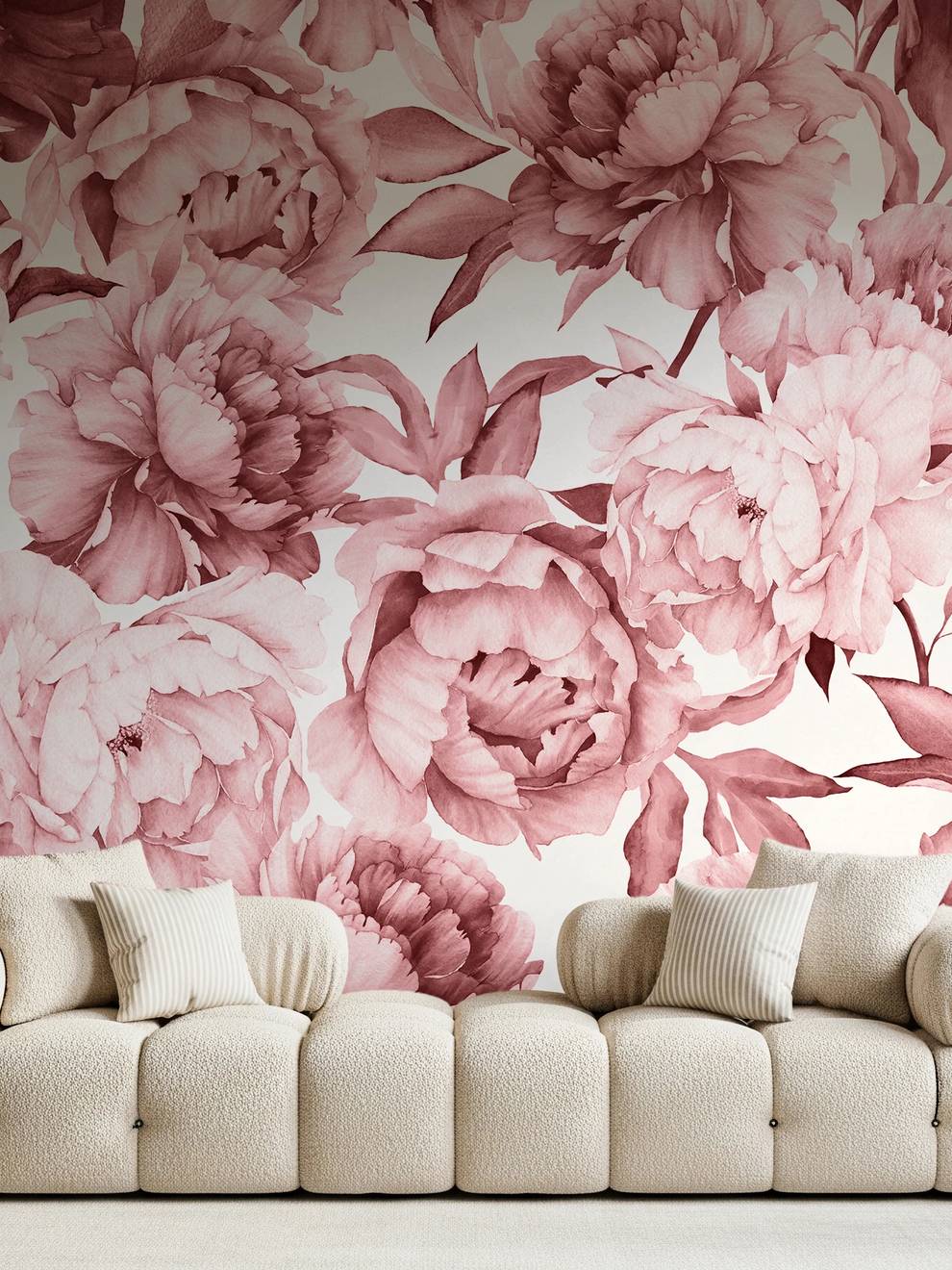 Soft Rose Floral Delicacy Wallpaper Mural