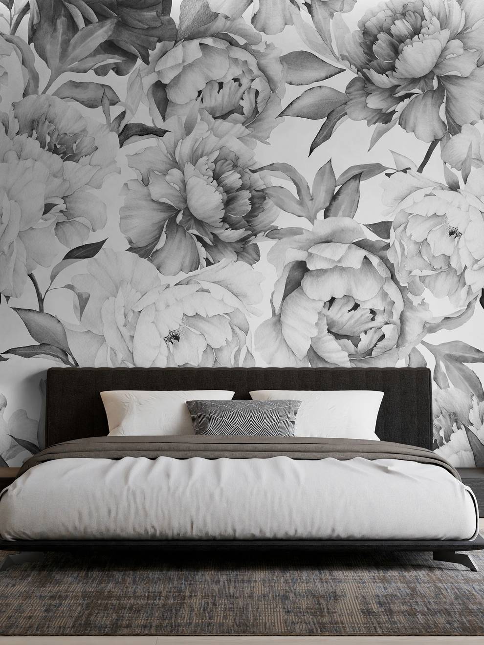 Soft Rose Floral Delicacy Wallpaper Mural