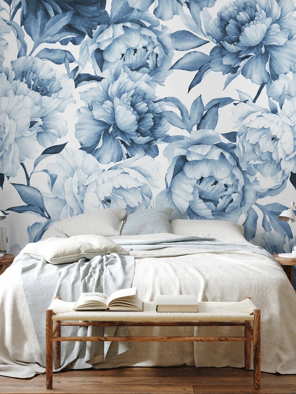 Soft Rose Floral Delicacy Wallpaper Mural
