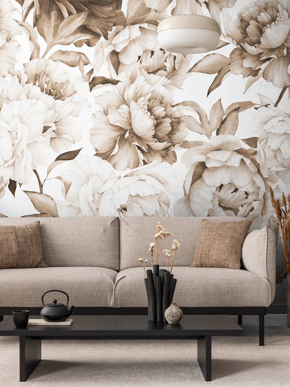 Soft Rose Floral Delicacy Wallpaper Mural