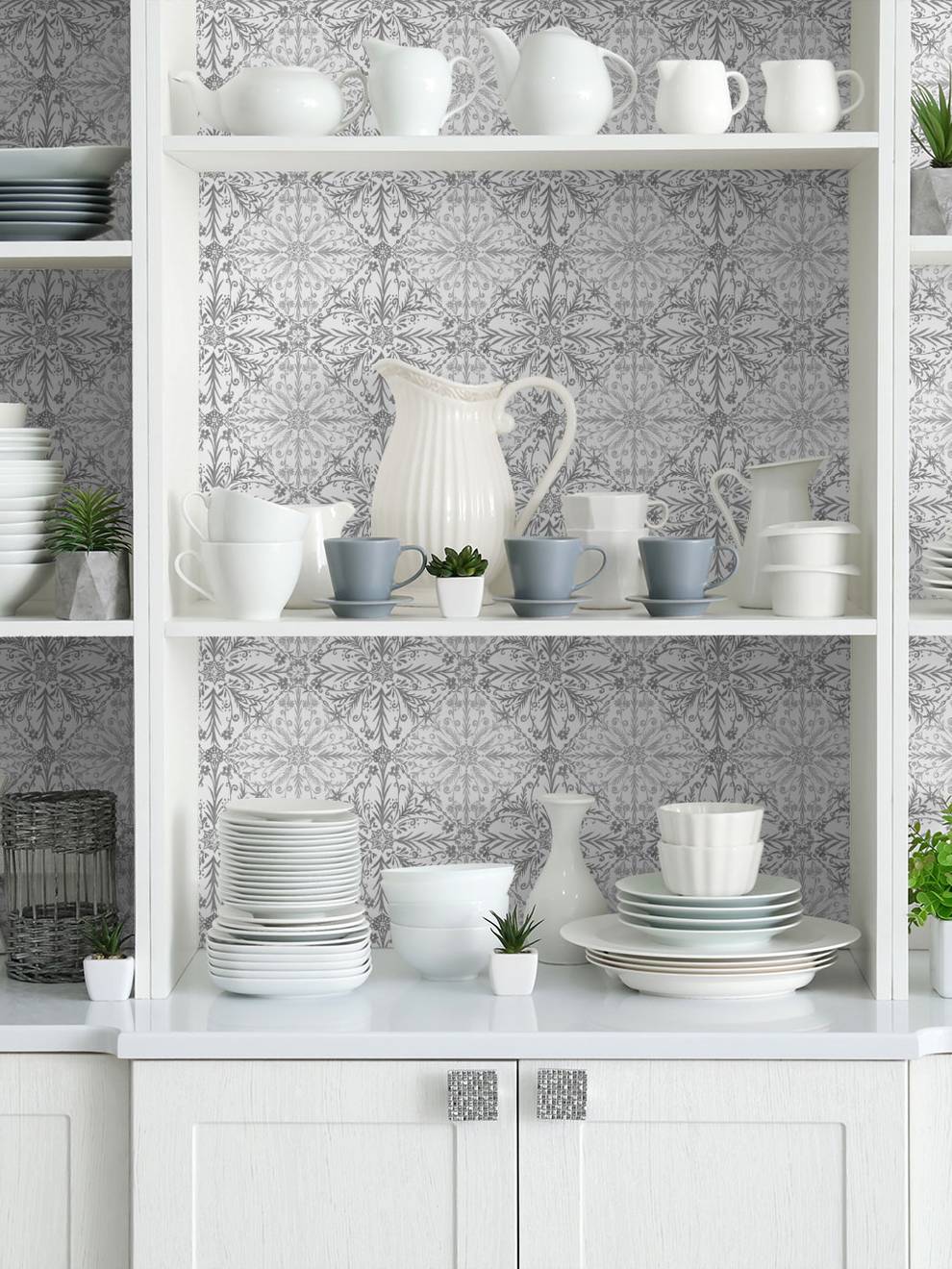 Elegant Moroccan Tile Pattern Wallpaper Mural