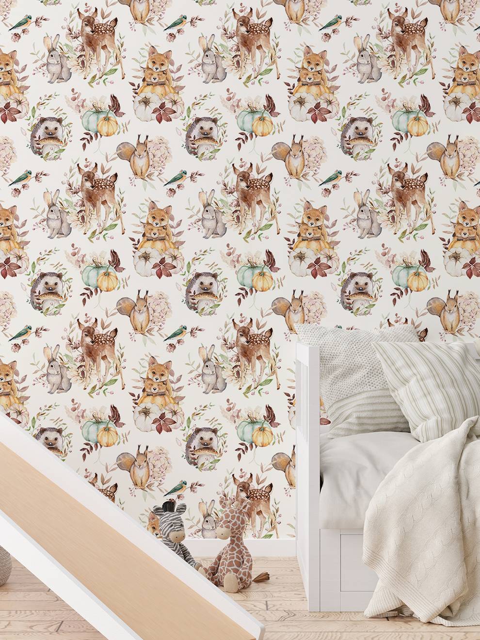 Enchanted Forest Animals Wallpaper Mural
