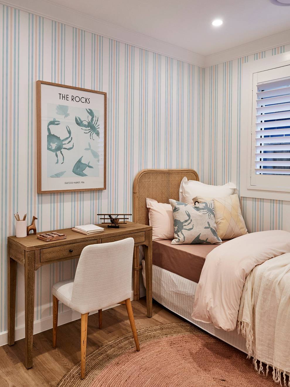 Elegant Vertical Striped Wallpaper Mural