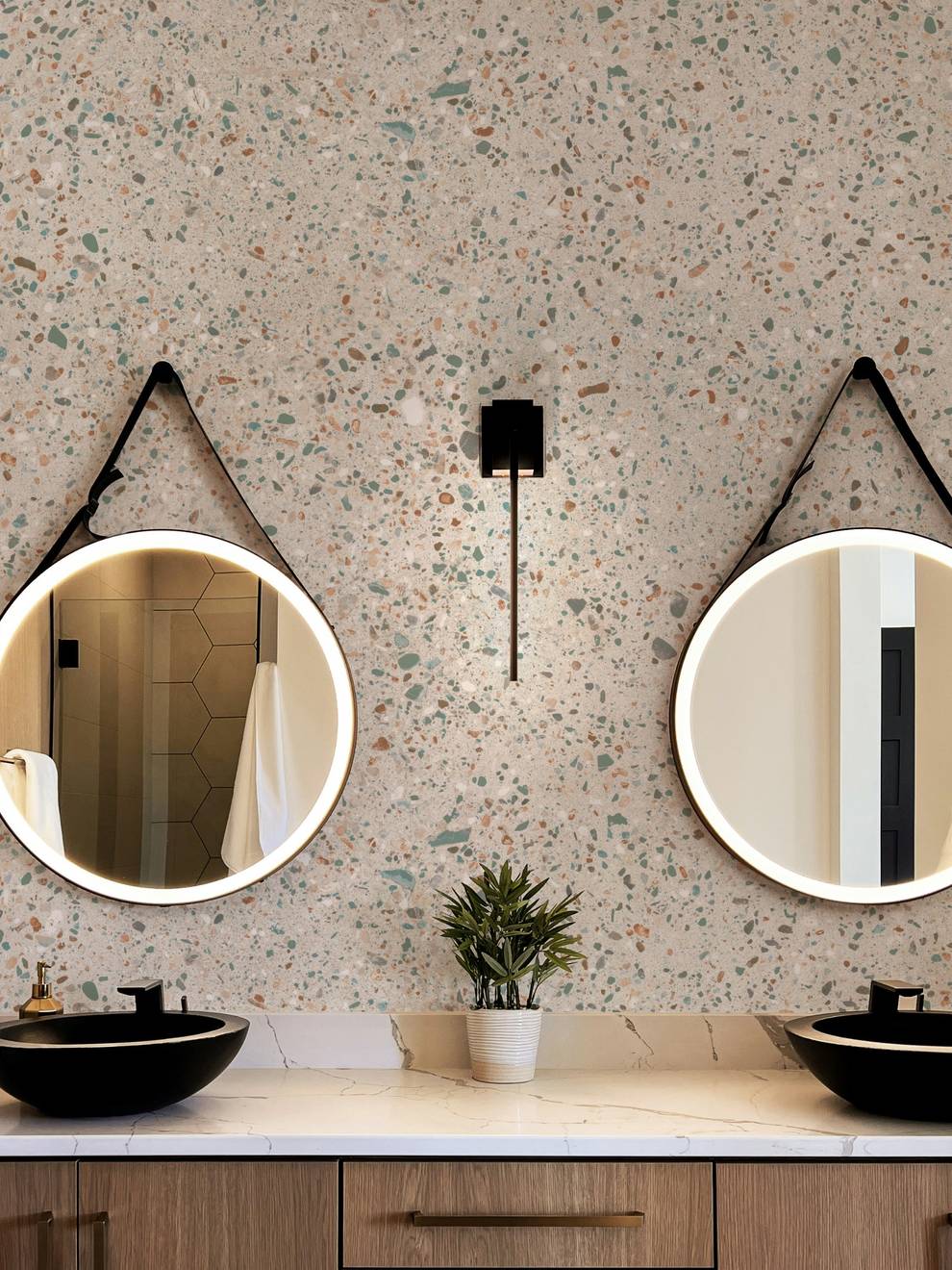 Stylish Terrazzo Stone Wallpaper Mural