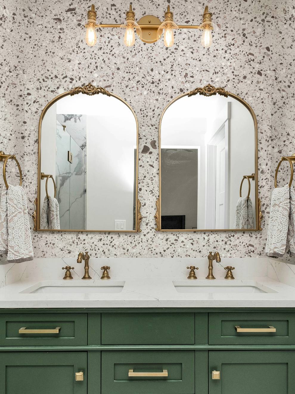 Stylish Terrazzo Stone Wallpaper Mural