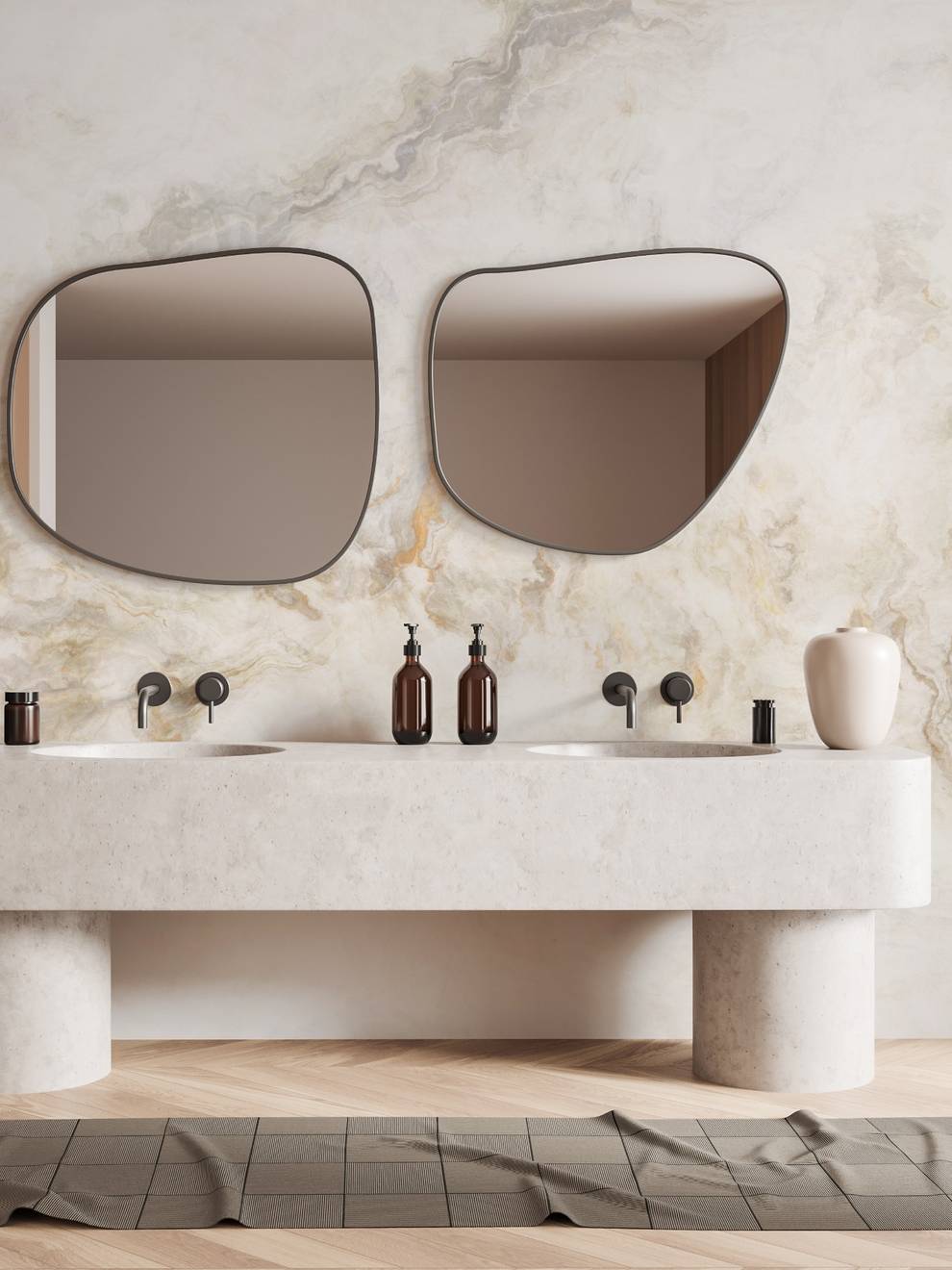 Modern Soft Marble Design Wallpaper Mural