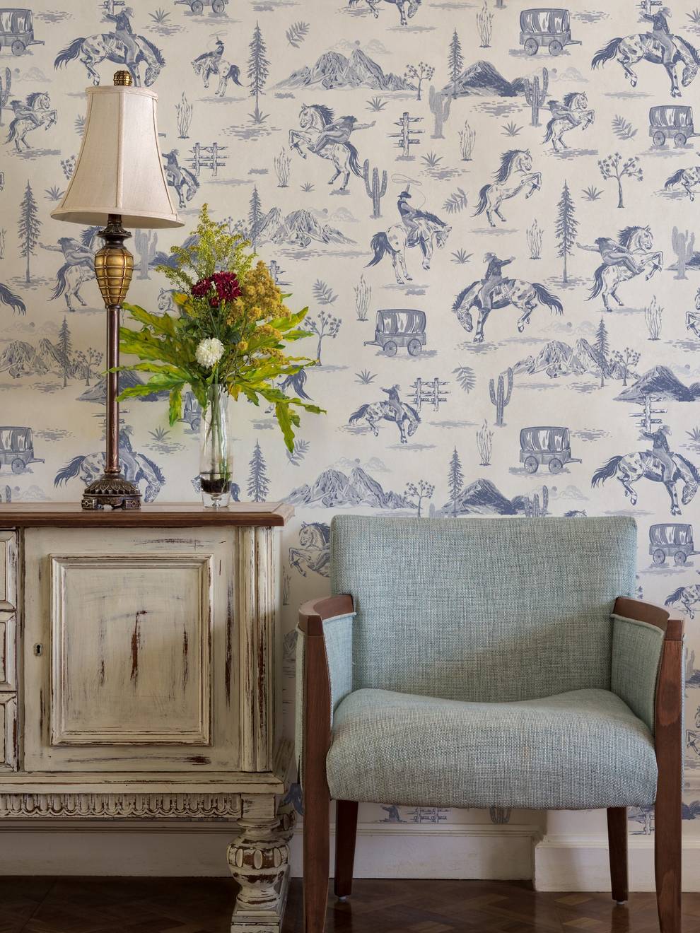 Western Cowboy Horses Adventure Wallpaper Mural