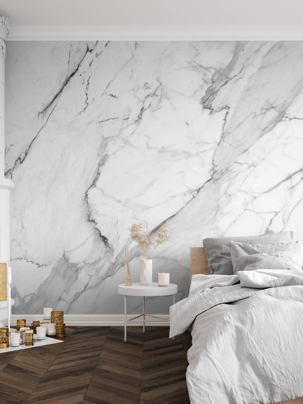Modern Marble Texture Wallpaper Mural