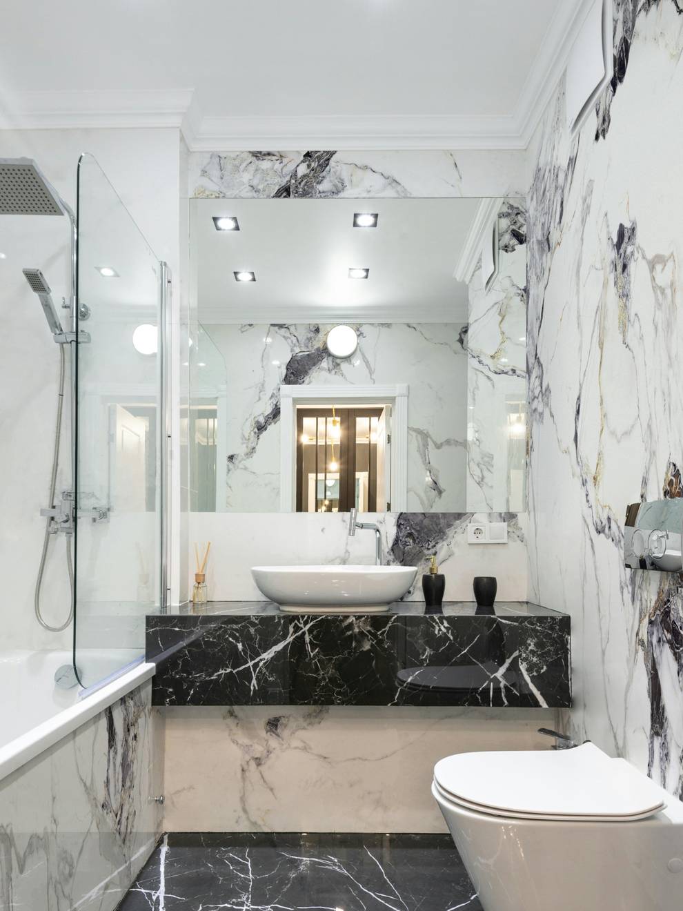 Sophisticated Marble Texture Wallpaper Mural