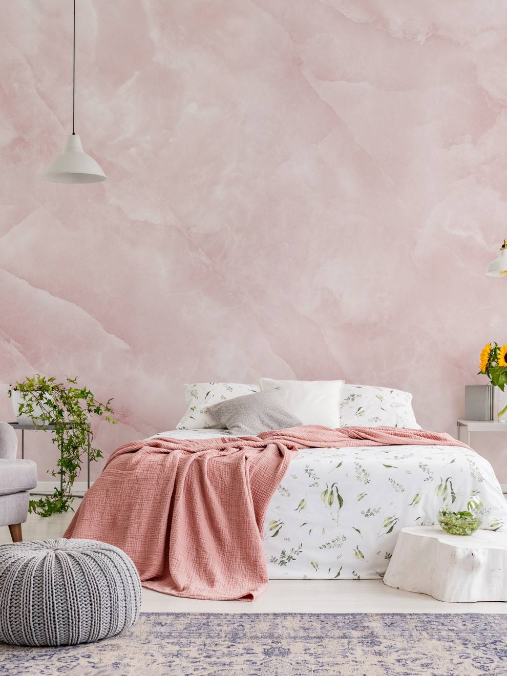 Modern Abstract Marble Texture Wallpaper Mural