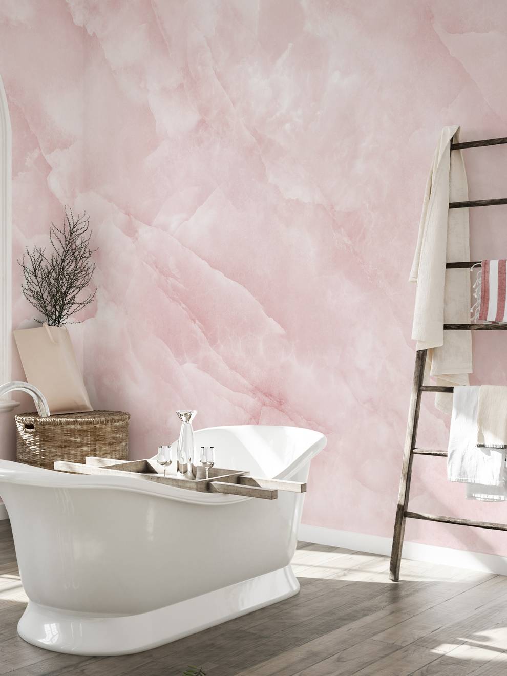 Modern Abstract Marble Texture Wallpaper Mural