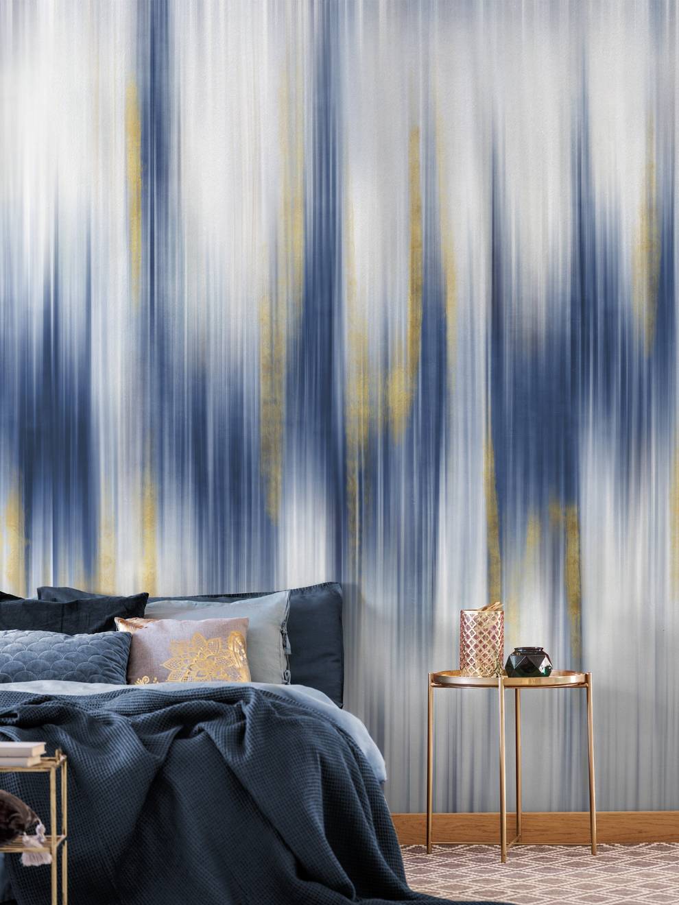 Modern Abstract Color Wash Wallpaper Mural
