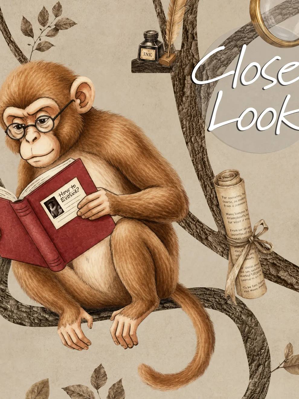Kids Playful Monkey Forest Wallpaper Mural