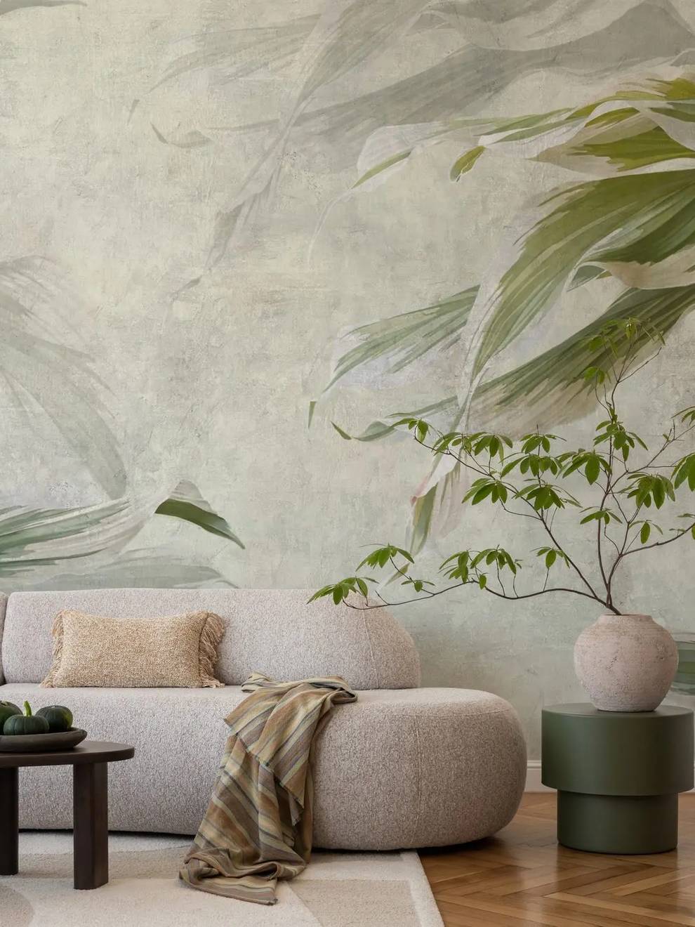 Tropical Foliage Wallpaper Mural